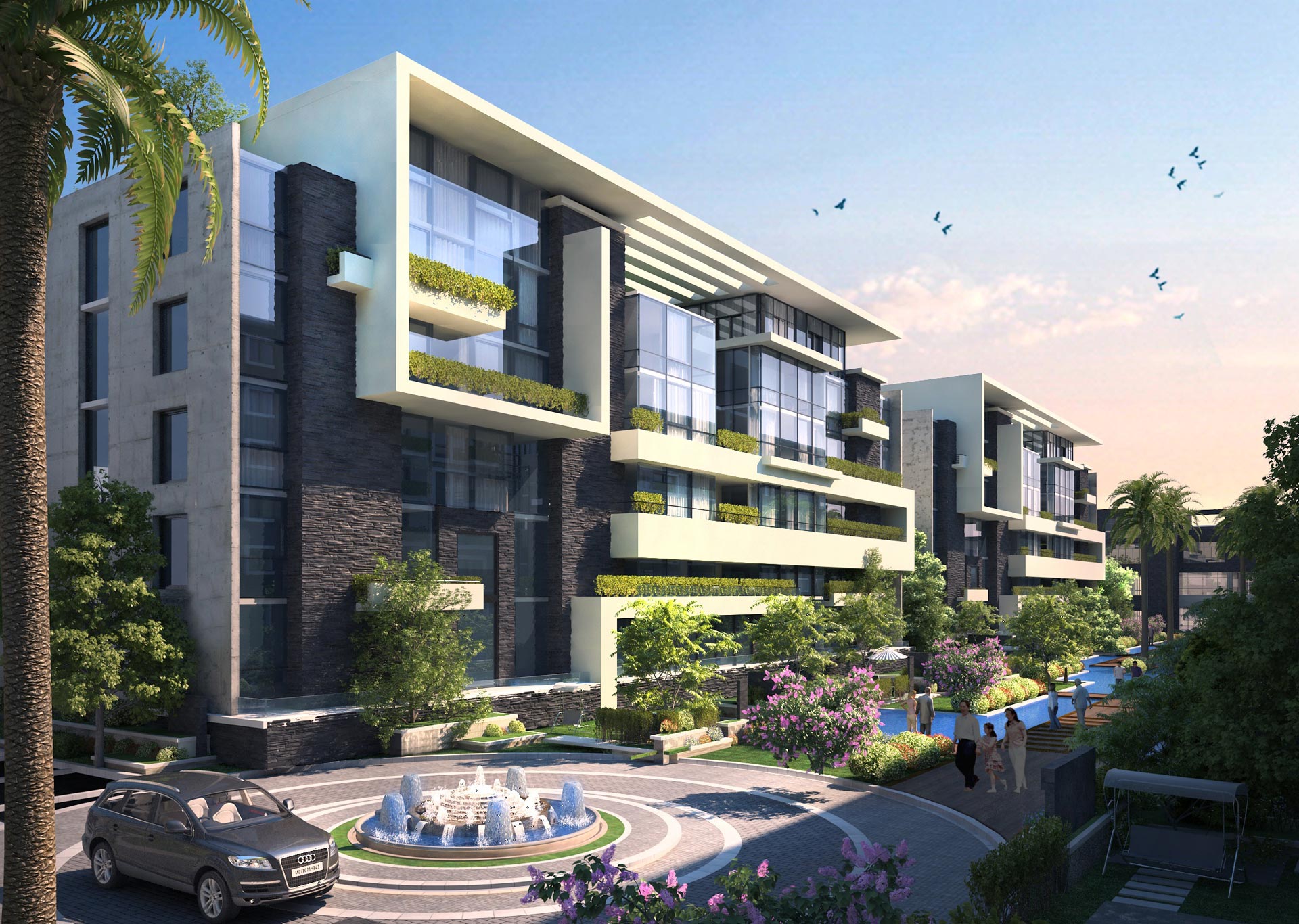 Waterway Compound, Fifth Settlement | Apartments and villas for sale at special prices