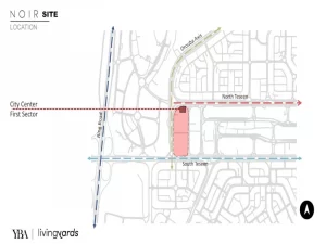 Noir in New Cairo by Living Yards Developments master plan