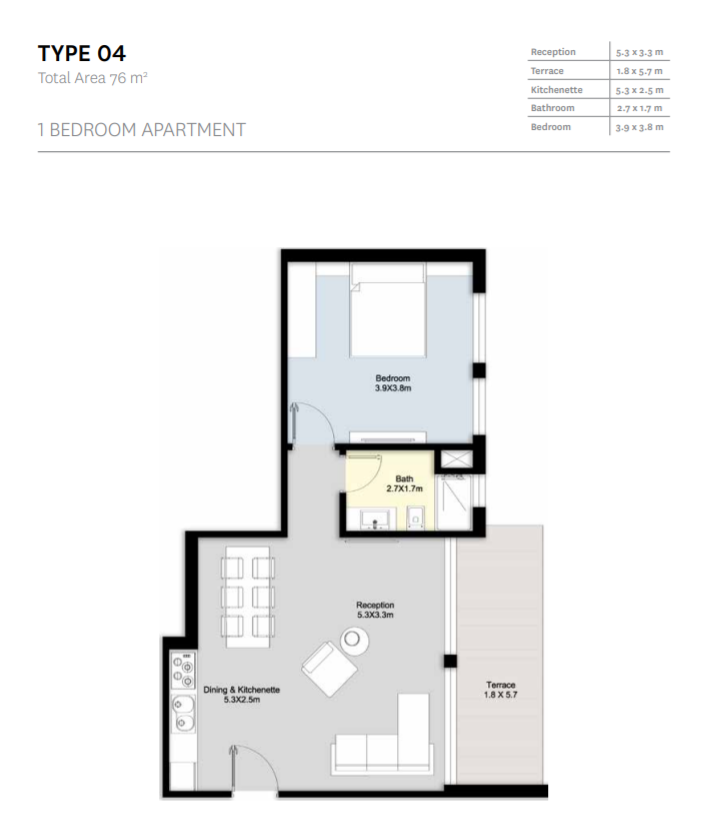 Apartment Typical - Bloomfields Tatweer Misr Mostakbal City