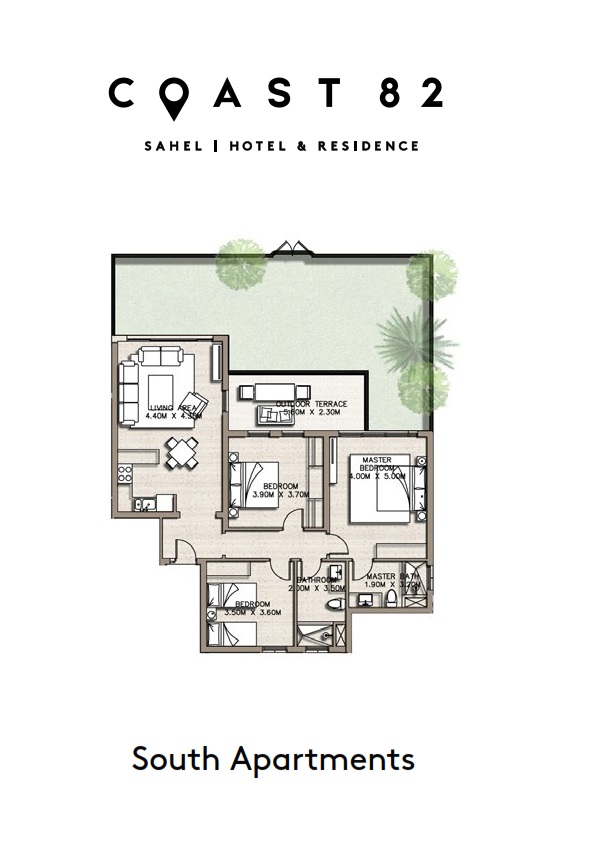 South Apartments - Apartment Type 2