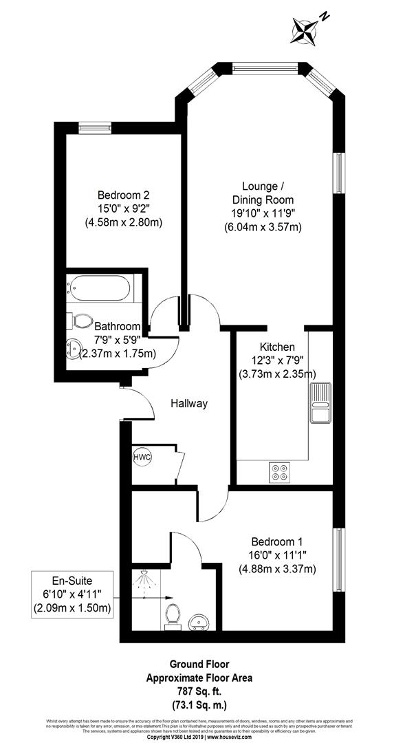 Waterside - 2 Bedrooms Ground