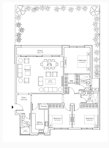 Plateau - Apartment Garden