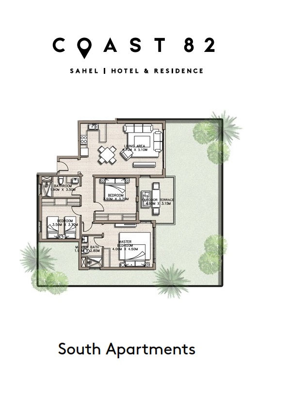 South Apartments - Apartment Type 3