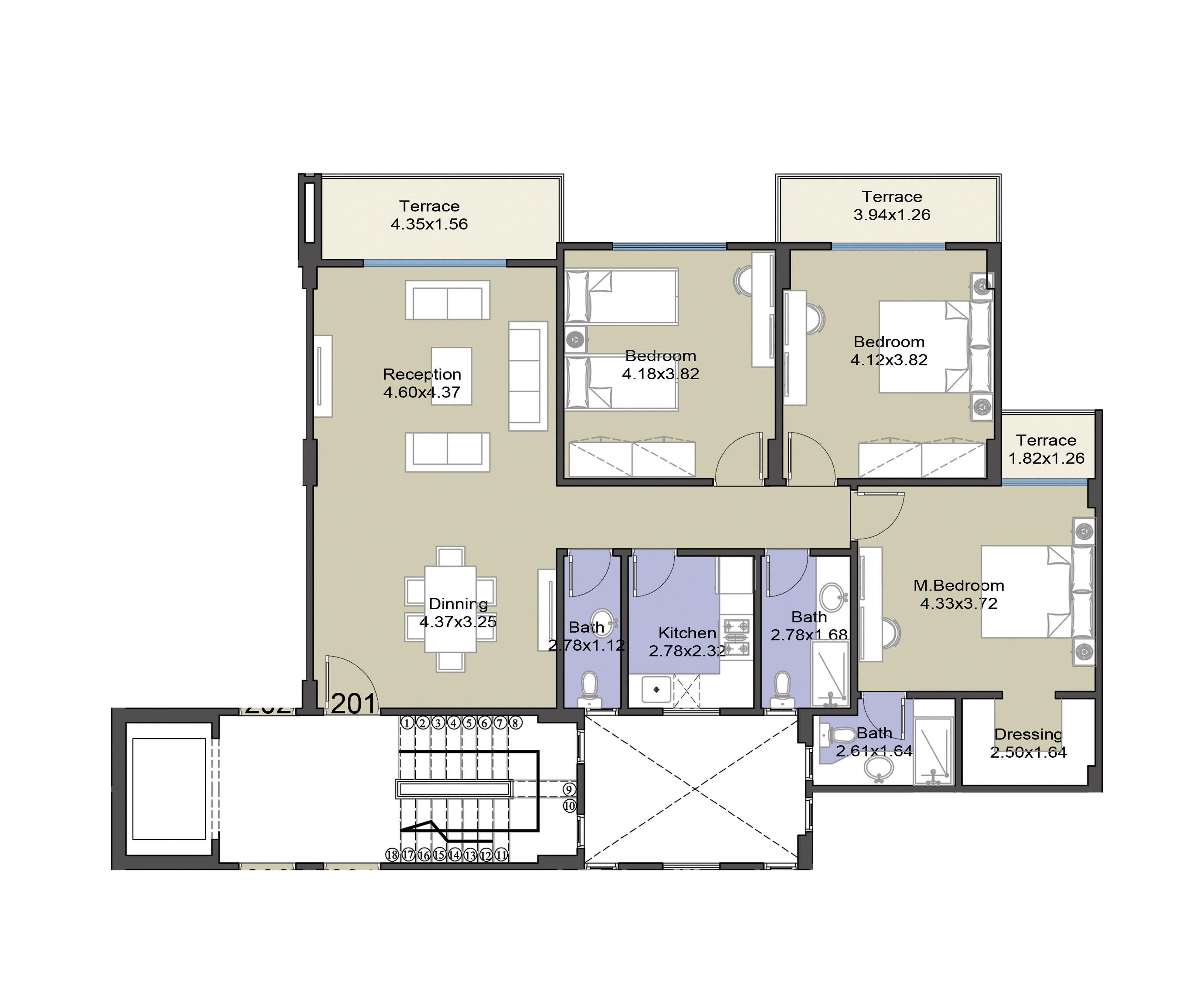 El Patio Casa - Penthouse