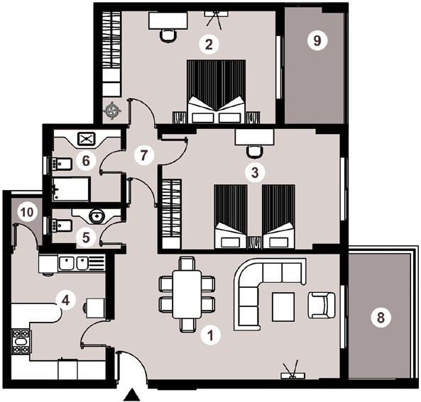 Downtown New Alamein - Penthouse