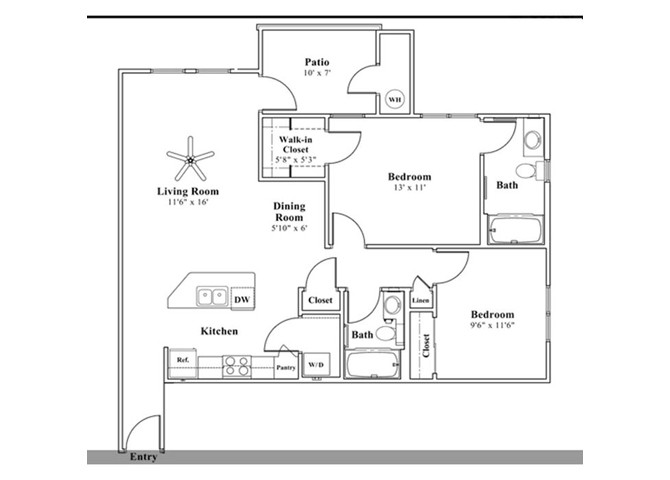 Apartment - 2 Bedrooms