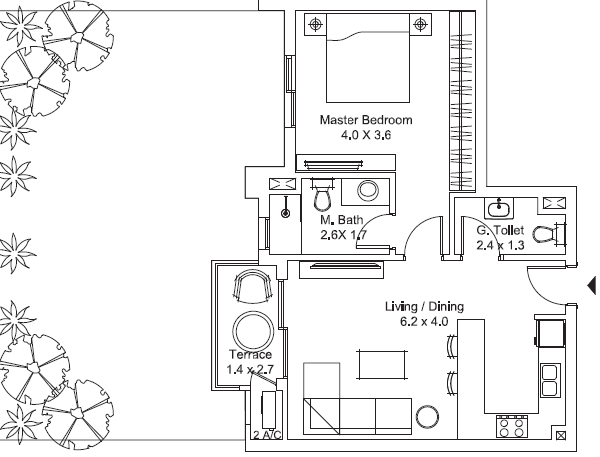 Plateau - Apartment Garden