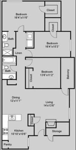 Apartment - 3 Bedrooms