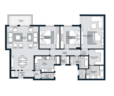 Westown - Penthouse 3 Bedrooms