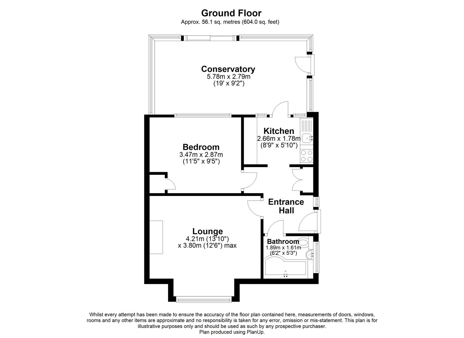 Waterside - 1 Bedroom Roof