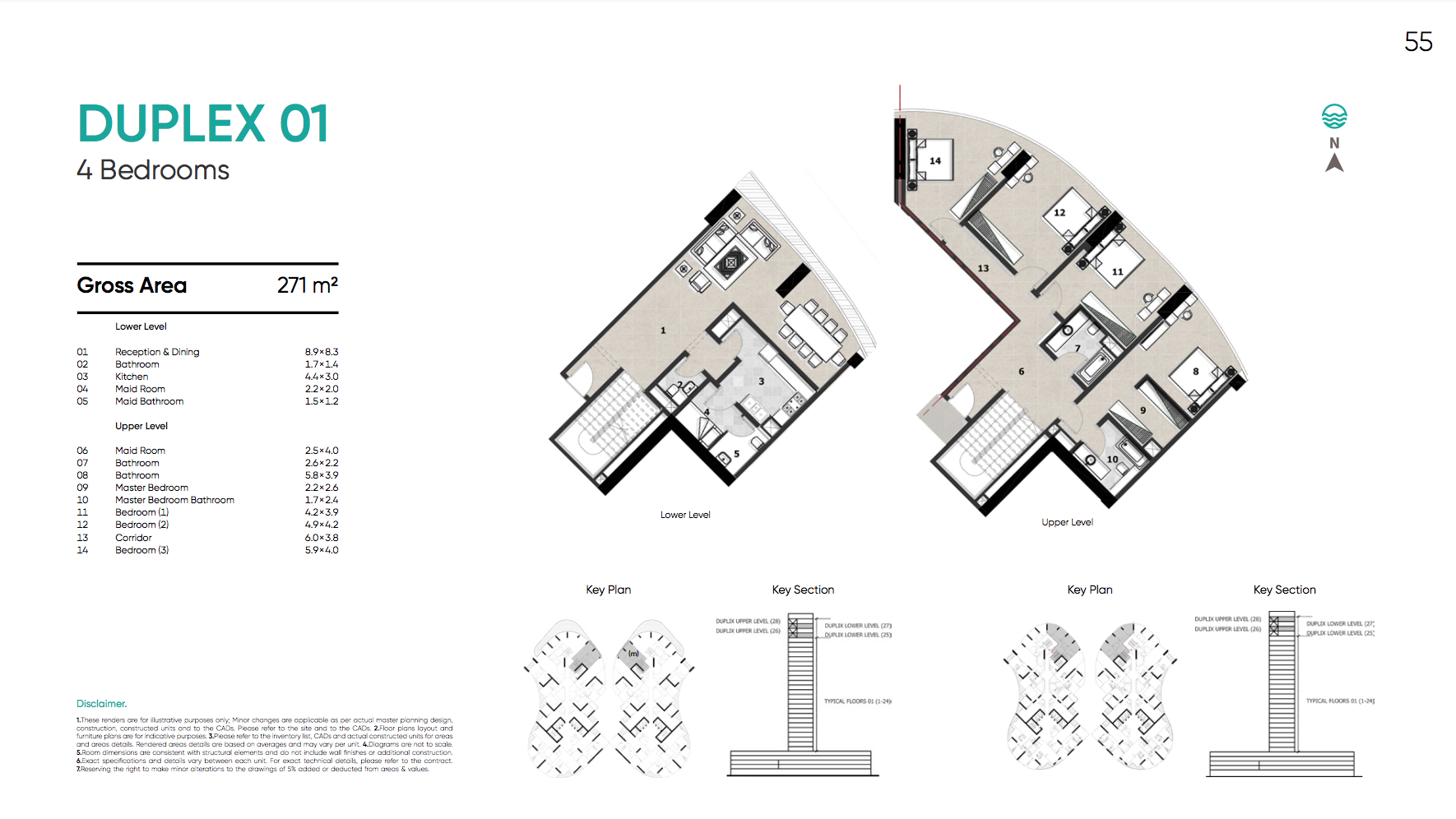 Zahya New Mansoura - Duplex 1 Tower B