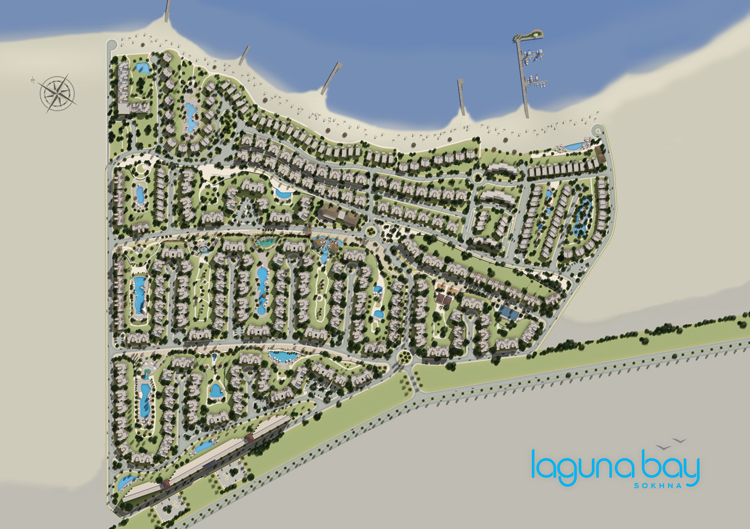 Laguna Bay Sokhna master plan