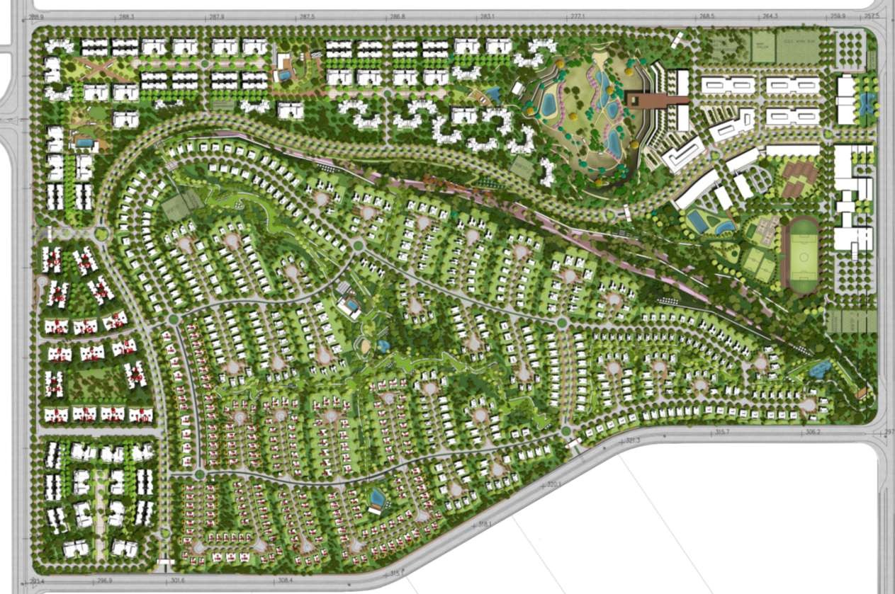 بالم هيلز القاهرة الجديدة master plan