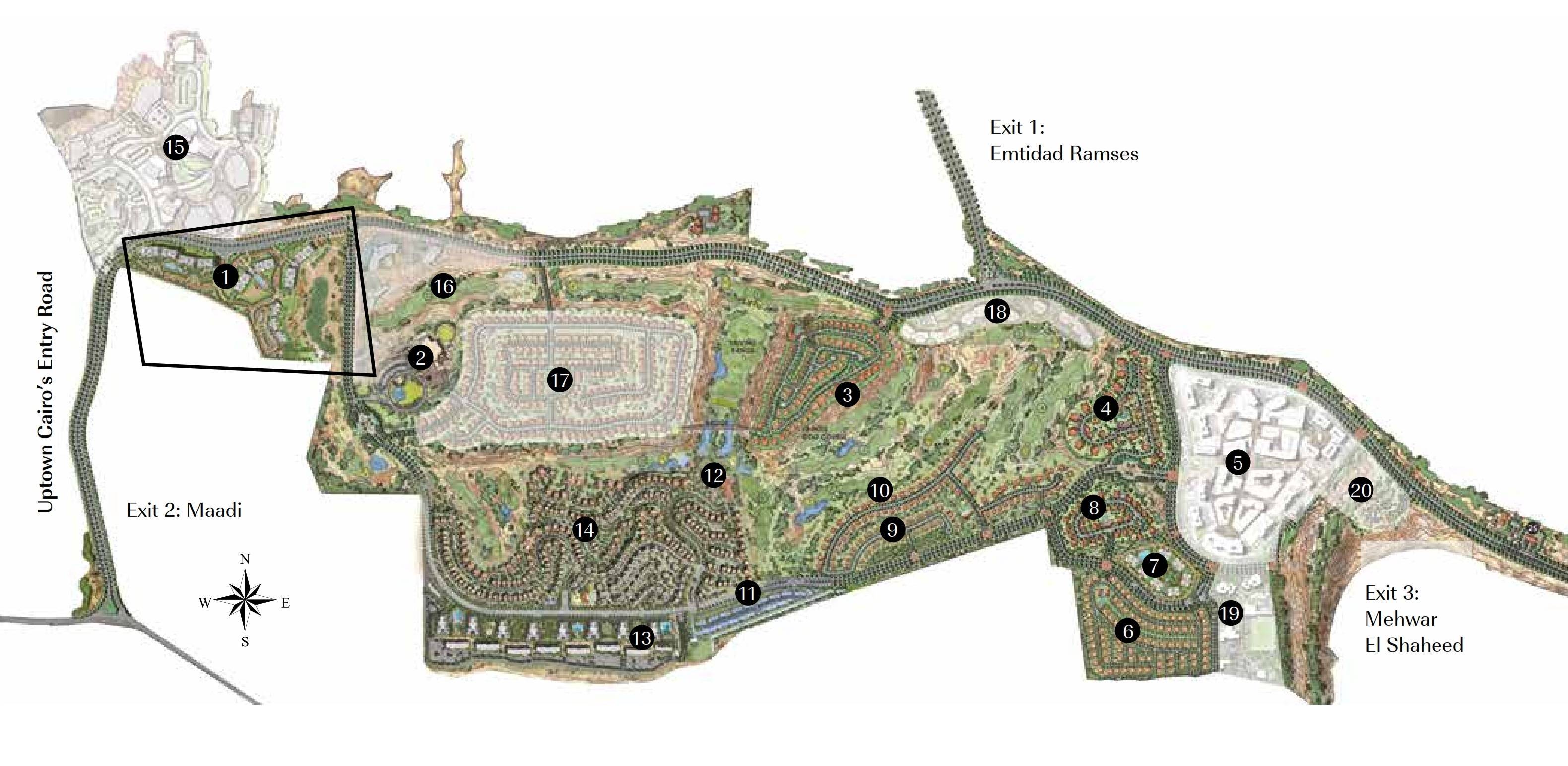 Up Ville master plan