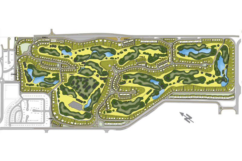 Palm Hills October  Golf Views master plan