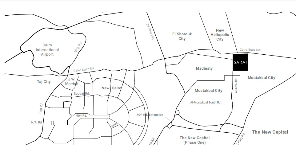 ذا ارينا ستريب مول في مدينة المستقبل من مدينه مصر master plan