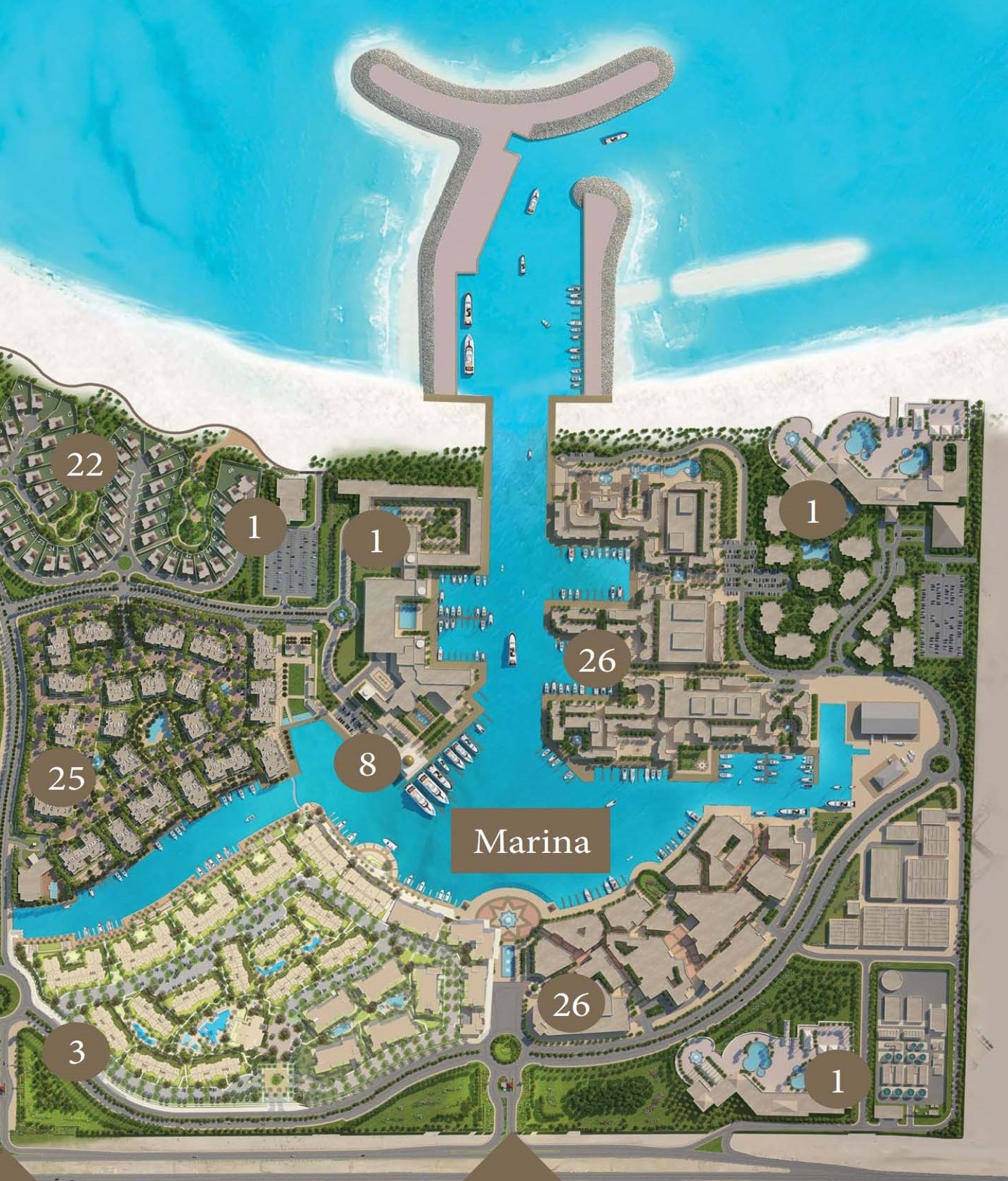 Marina Marassi in North Coast master plan