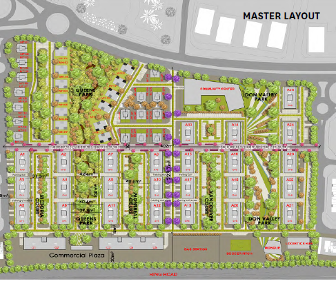 كندة في القاهرة الجديدة من مدينه مصر master plan