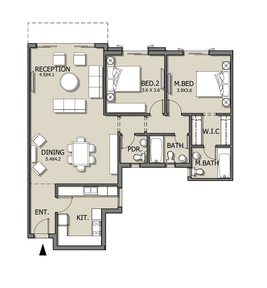 Avenues Residences - Apartment