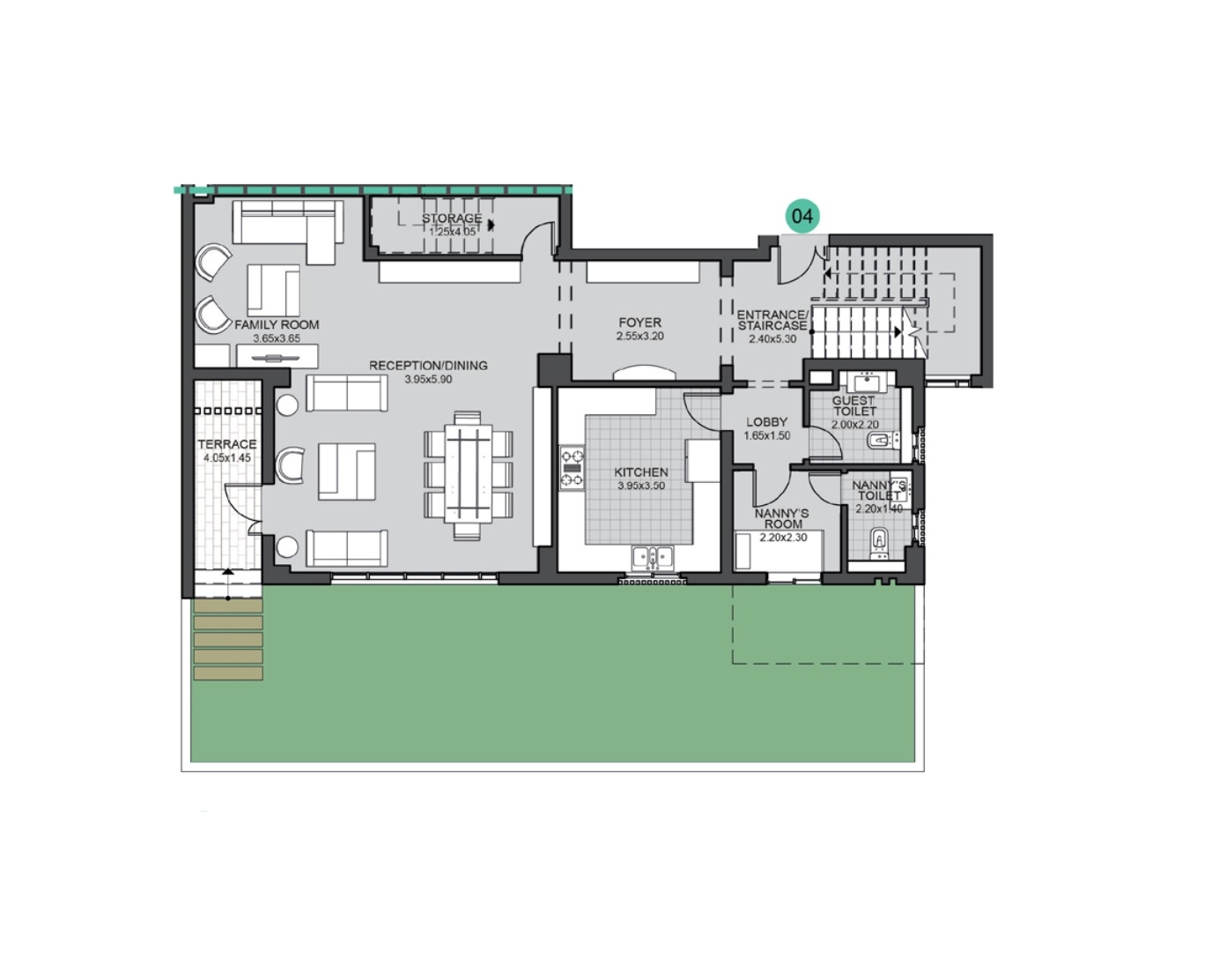 Sky Condos - Duplex + Garden