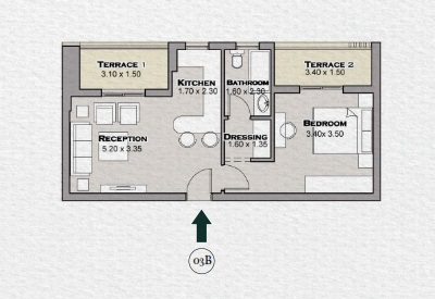 Taj City Lake Park - Apartment Typical