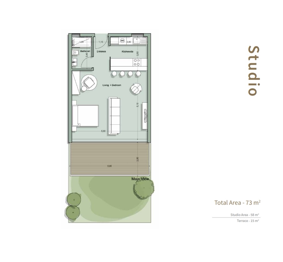 Studio 1 bedroom for resale in Il Monte Galala in Ain Sokhna by Tatweer Misr fully finished