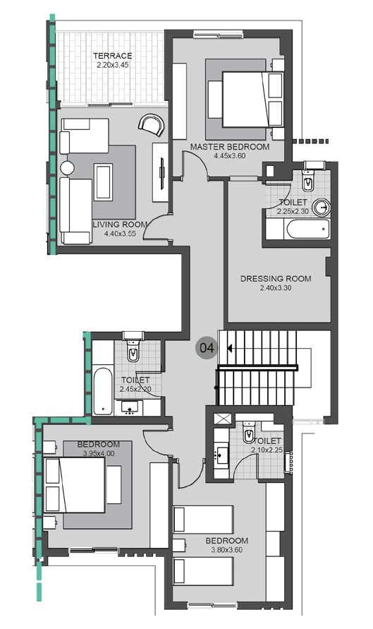 Sky Condos Phase III - Duplex + Garden