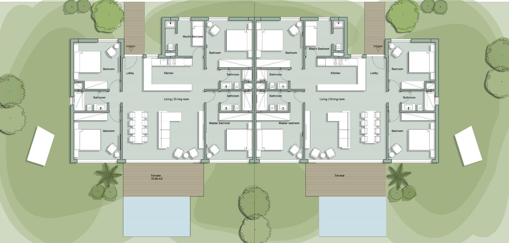 Twinhouse for sale in Il Monte Galala with 3 bedrooms in Ain Sokhna by Tatweer Misr