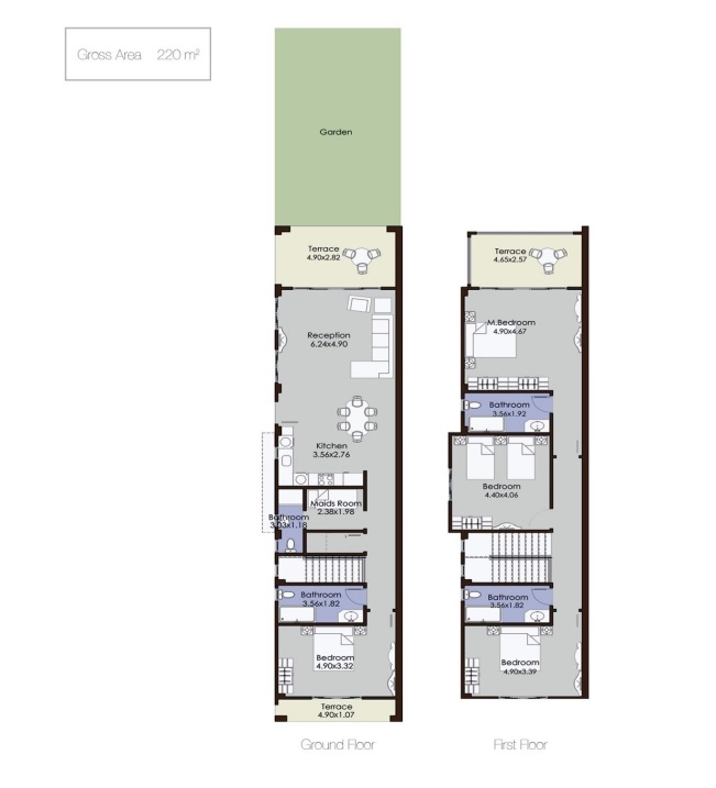 La Vista - Twinhouse Second Row