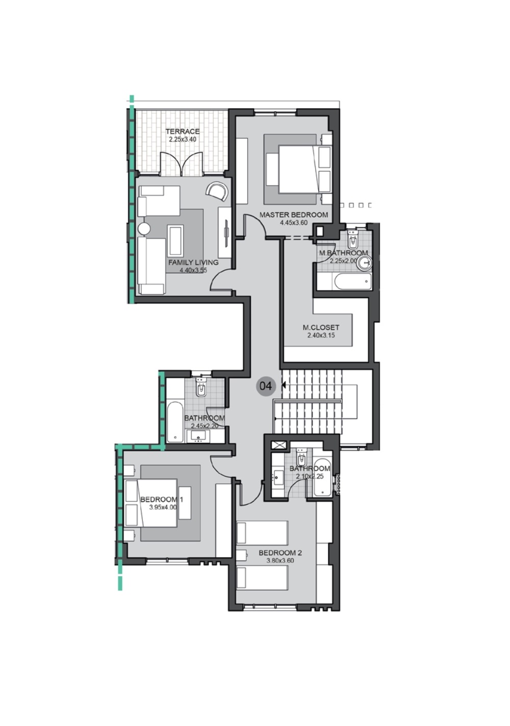 Sky Condos - Duplex + Garden