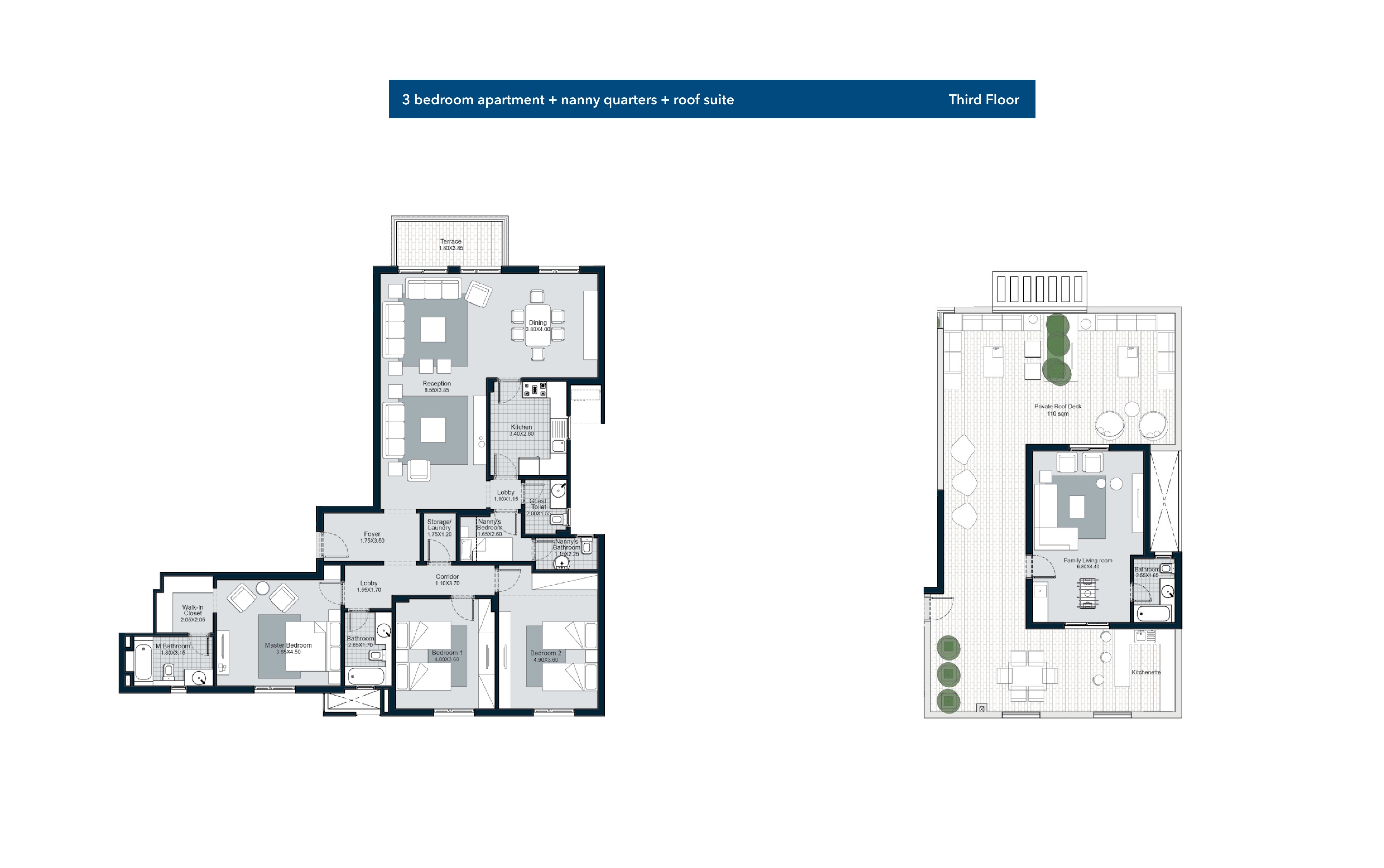 Westown - 3 Bedrooms + Roof