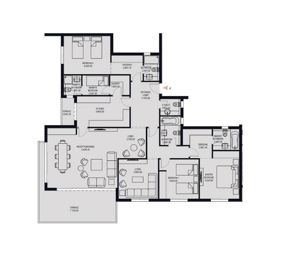 O West - Apartment Garden +N+F