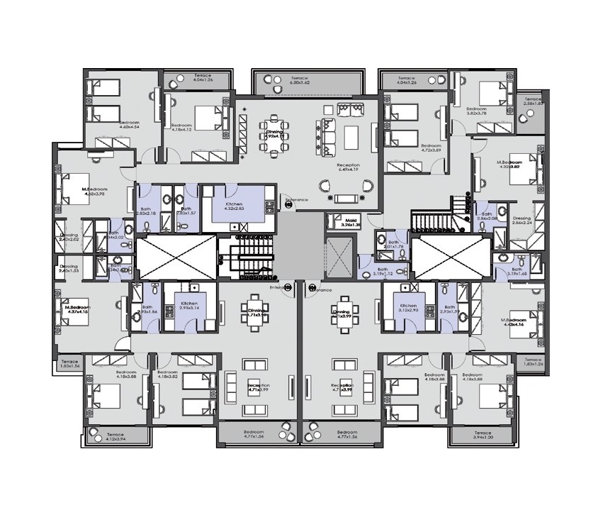 El Patio Oro - Duplex-Garden