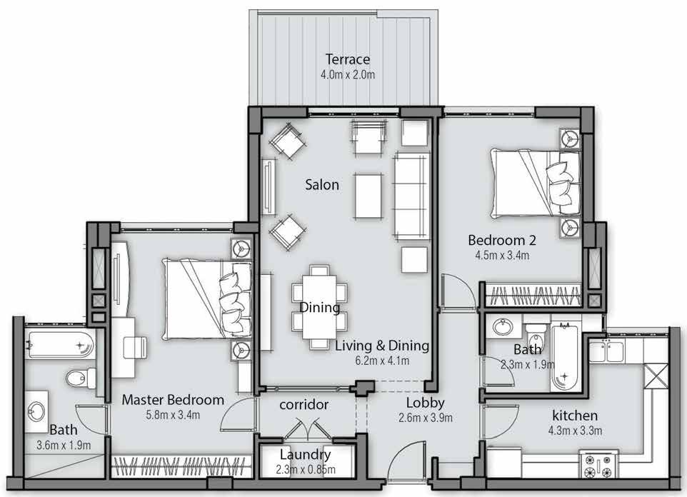 Fountainside - Apartment