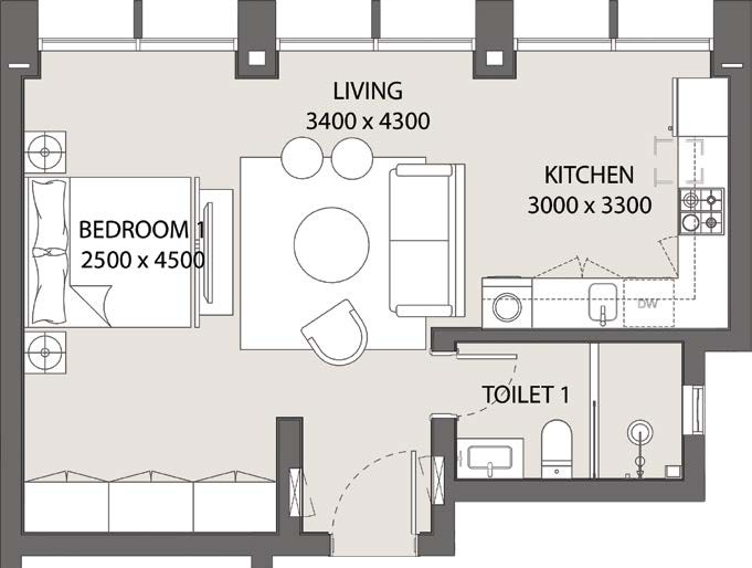 Golf Residences - Studio