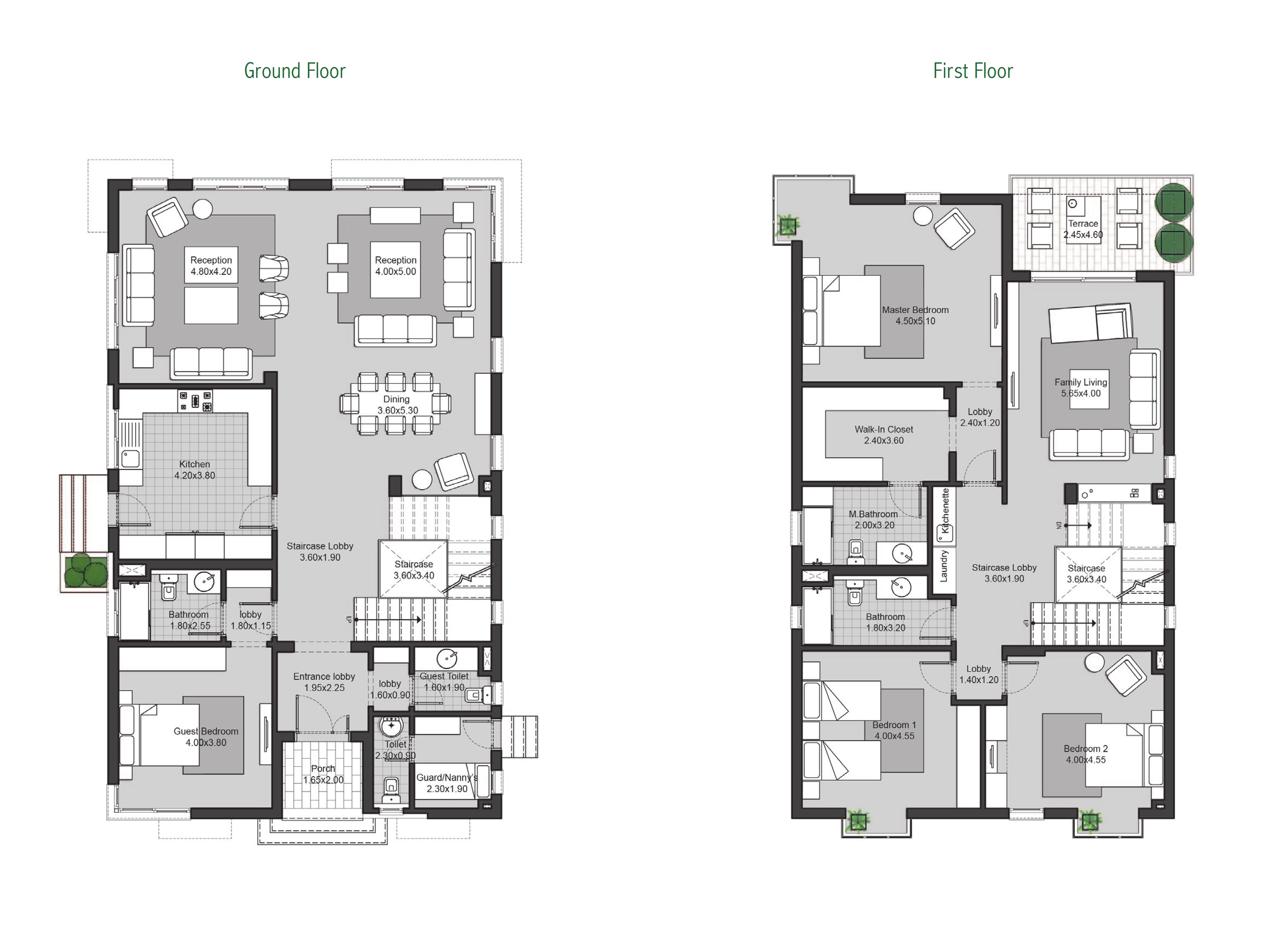 Medium Villa + Basement