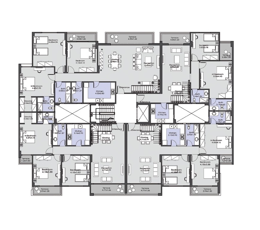 El Patio Oro - Penthouse