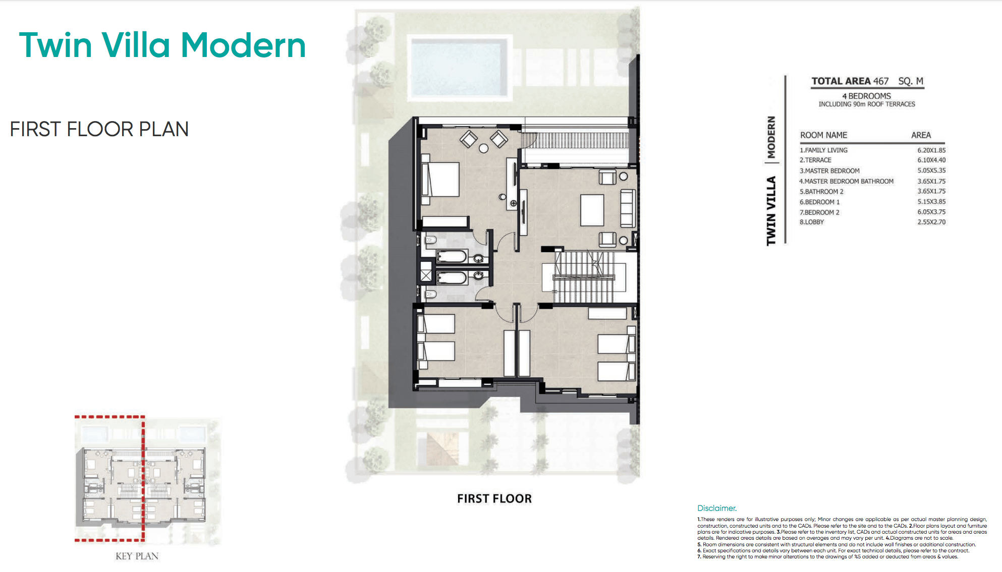 Zahya New Mansoura - Twin Villa Modern