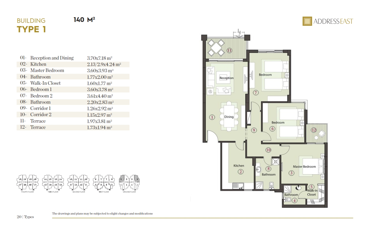 Address East - Apartment Ground