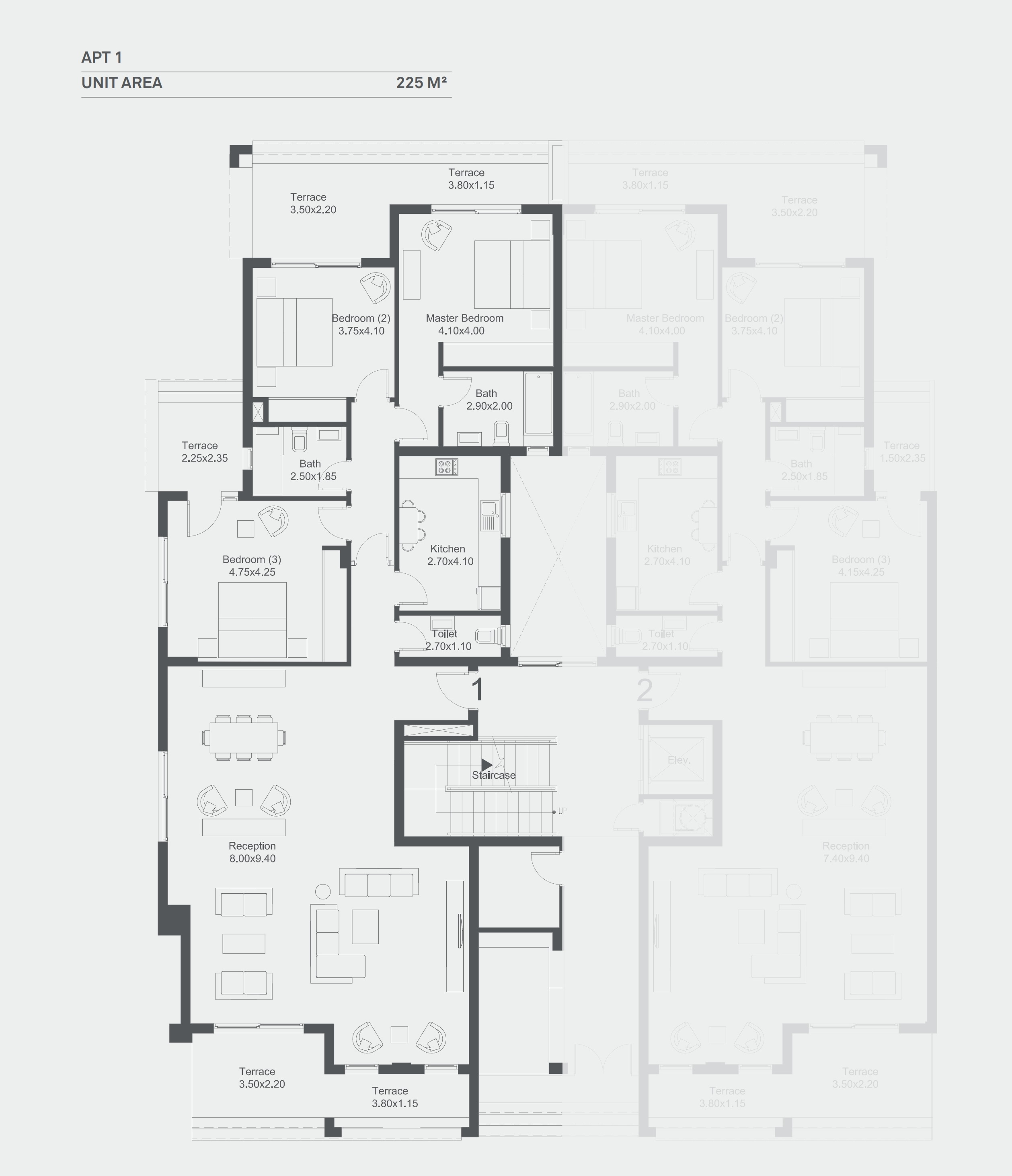 Residences - 3 Bedrooms