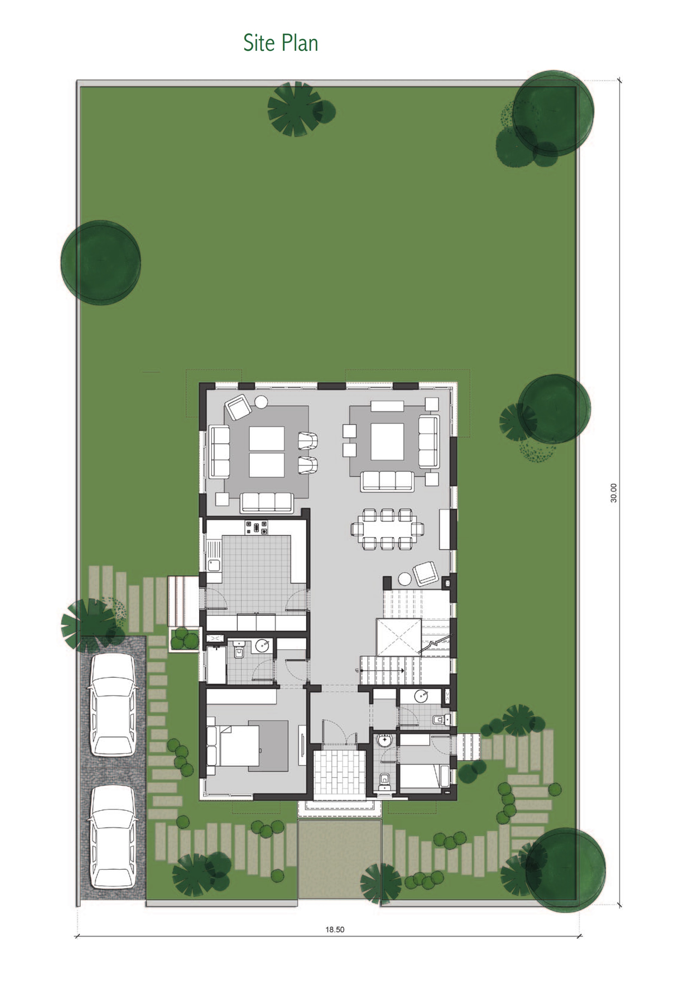 Medium Villa + Basement