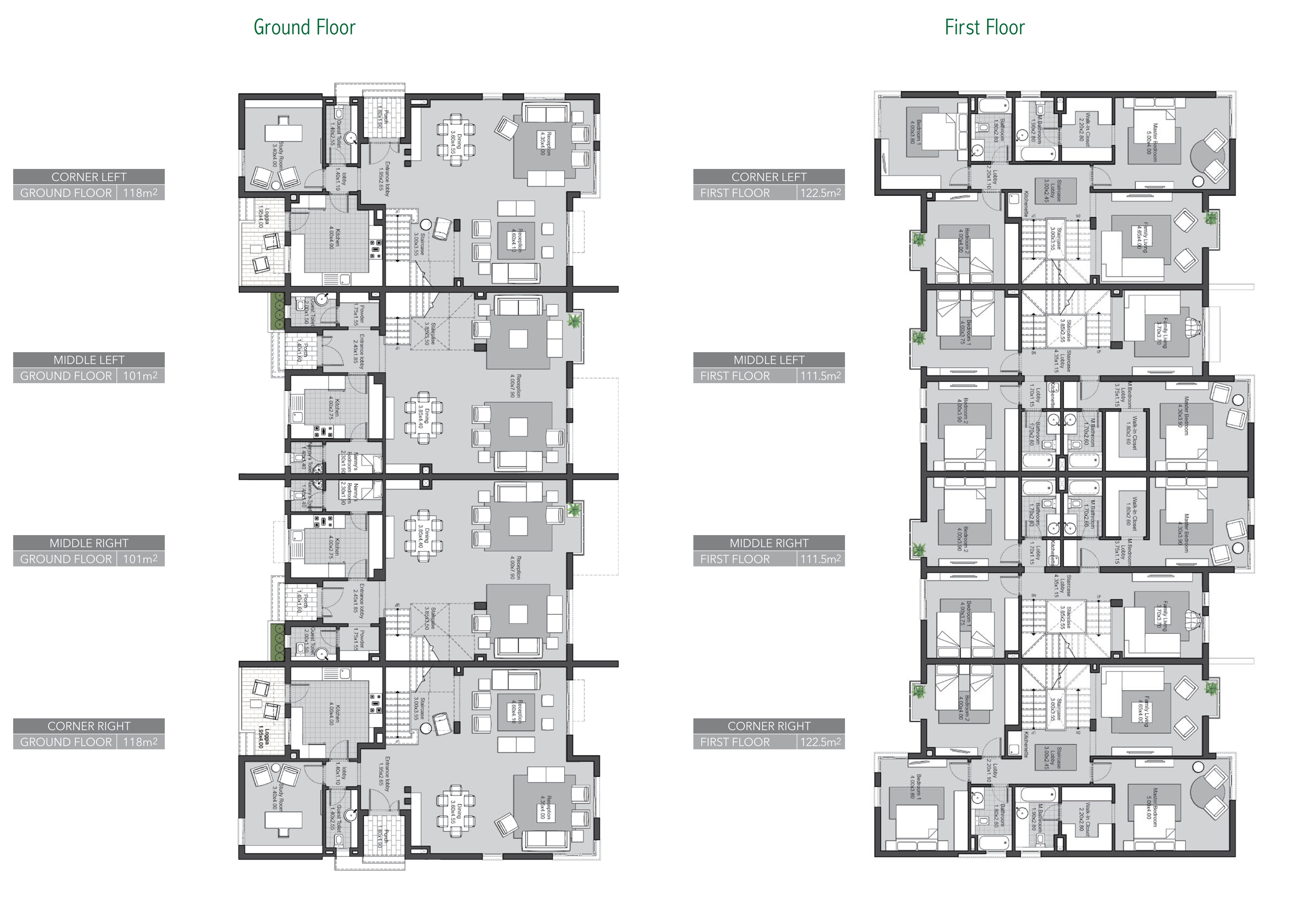 Townhouse Corner Left